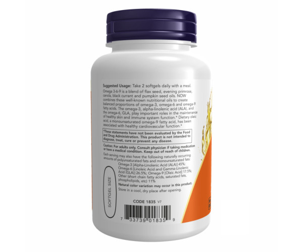 Omega 3-6-9 1000 mg - 250 Softgels