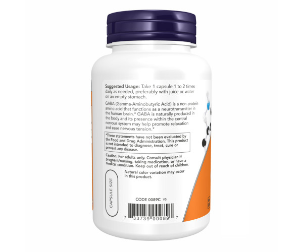 GABA 750 mg - 200 vcaps