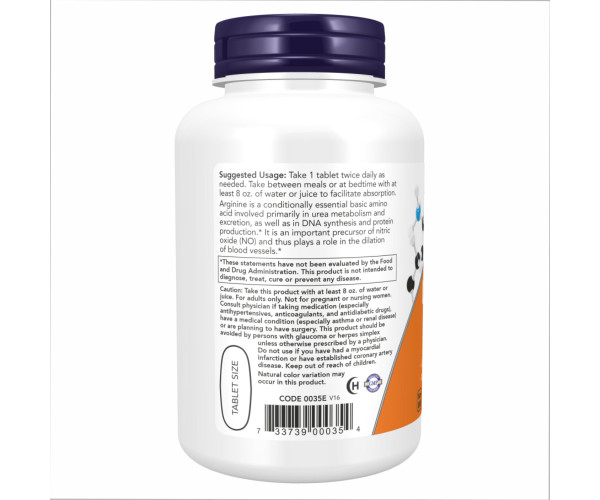 L-Arginine 1000mg - 120 tabs