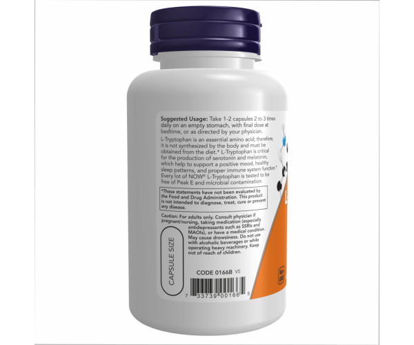 L-Tryptophan 500mg - 120 vcaps