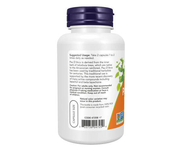 Pau D' Arco 500mg - 250 vcaps