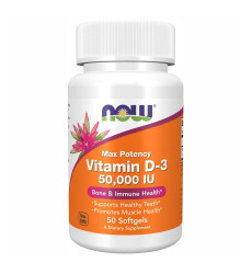 VIT D-3 50,000 IU - 50 sgels