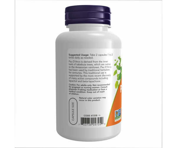 Pau D' Arco 500mg - 100 vcaps