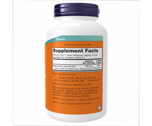 Magnesium Bisglycinate Powder - 8 oz.