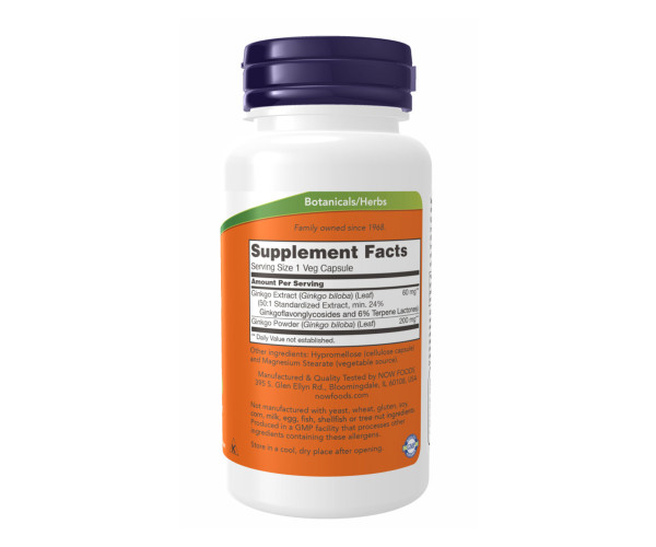 Ginkgo Biloba 60 mg - 120 vcaps