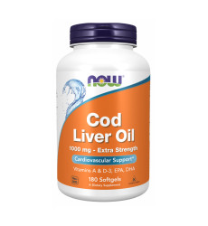 Cod Liver Oil 1000mg - 180 sgels