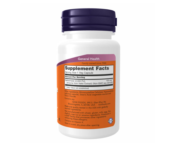 Nattokinase 100mg - 60 vcaps