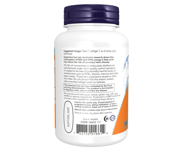 Ultra Omega-3 Fish Oil - 180 Softgels