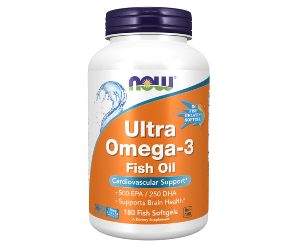 Ultra Omega-3 FO 500/250 Fish Gelatin - 180 Softgels
