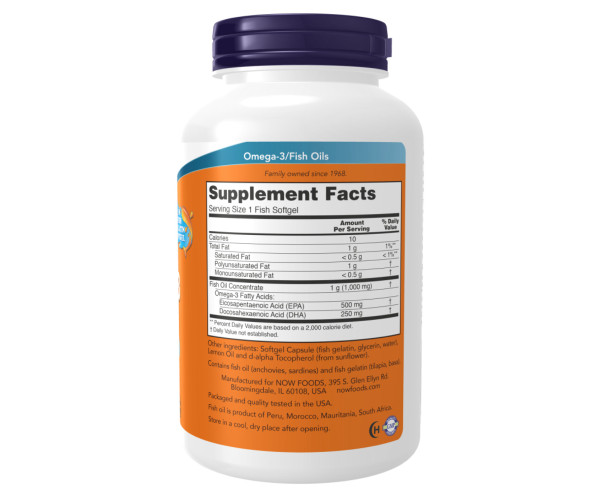 Ultra Omega-3 FO 500/250 Fish Gelatin - 180 Softgels