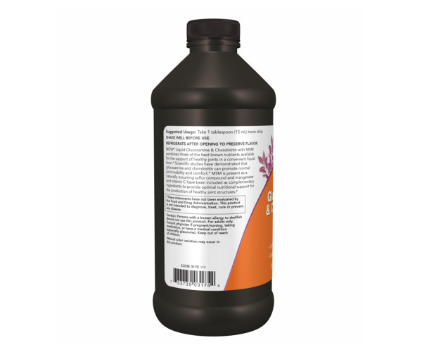 Liquid Glucosamine Chondroitin with MSM - 473ml