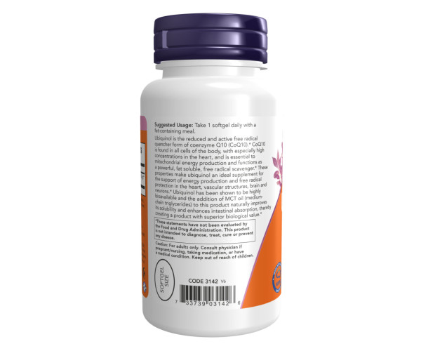 Ubiquinol 100mg - 60 sgels