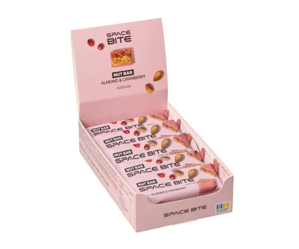 Space Bite Nut Bar - 10x40g Almond & Cranberry