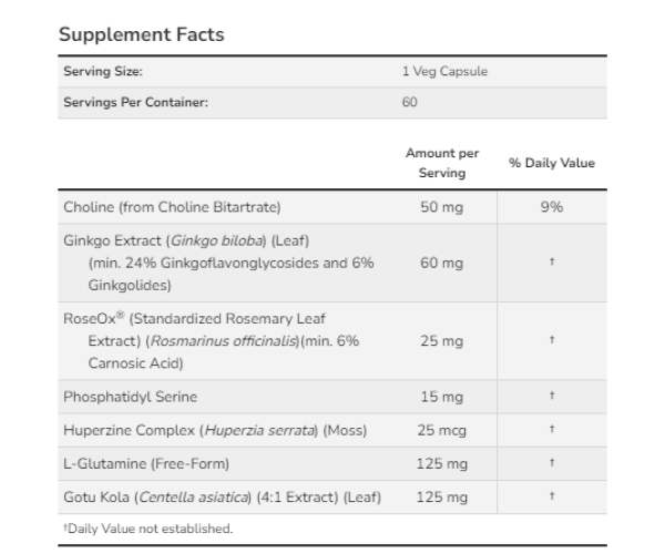 Brain Elevate - 60 vcaps