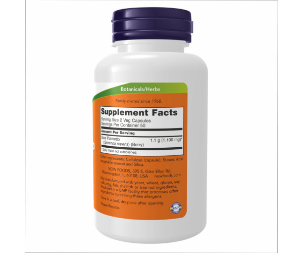 Saw Palmetto 550mg - 250 vcaps