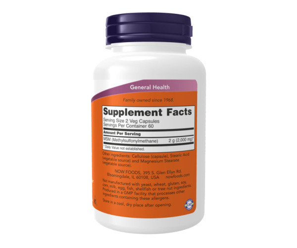 MSM 1000mg - 240 vcaps