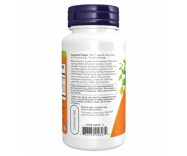 Black Cohosh 80mg - 90 vcaps