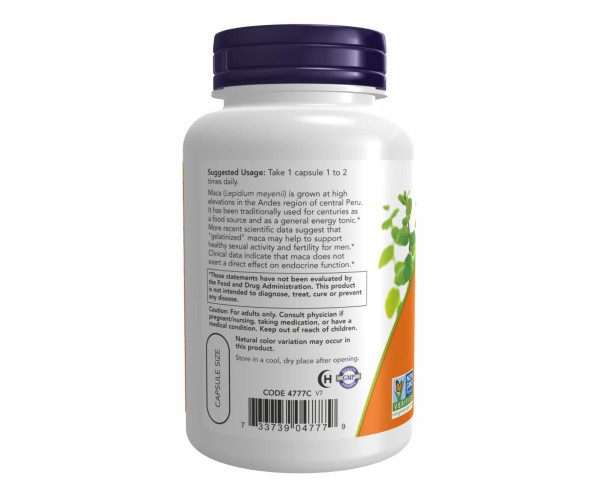 Maca 750mg - 90 vcaps