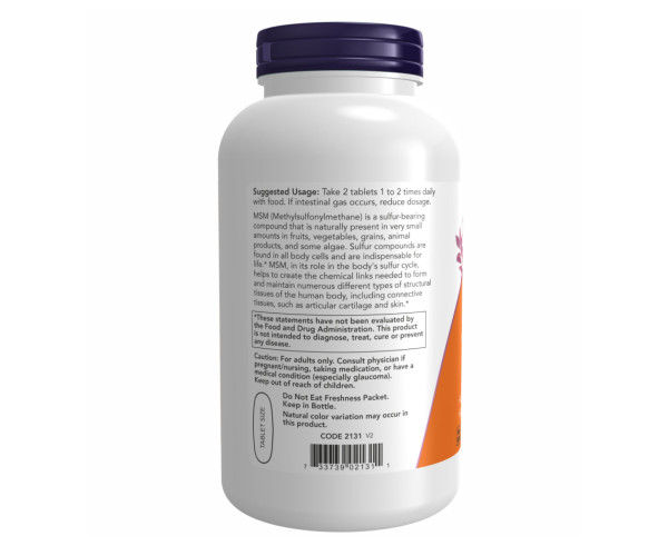 M.S.M 1500mg - 200 tabs