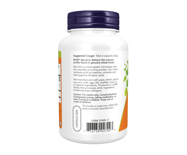 Spirulina 500 mg - 120 vcaps