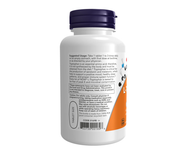 L-Tryptophan Double Strength 1000mg - 60 tabs
