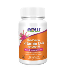 VIT D-3 10,000 IU - 30 sgels
