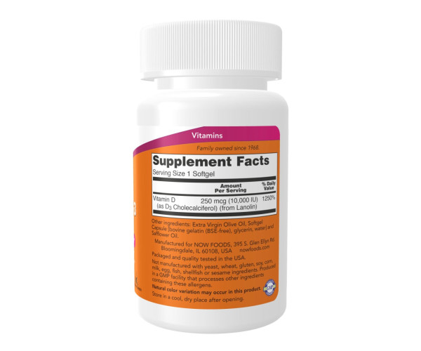 VIT D-3 10,000 IU - 30 sgels