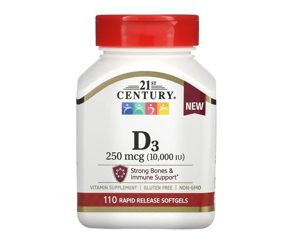D3 250 mcg (10,000 IU) - 110 softgels