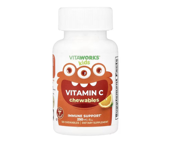 VitaWorks Vitamin C Kids - 120 chewables Orange