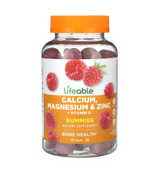 Calcium Magnesium & Zinc + Vitamin D Adult - 90 gummies