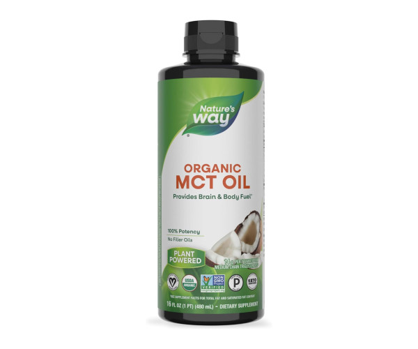 100% Organic MCT Oil - 16 oz