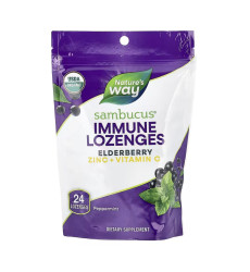 Sambucus Organic Lozenges Mint - 24 cnt
