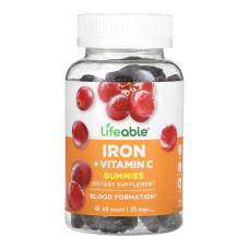 Iron + Vitamin C Adult - 60 gummies