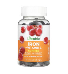 Iron + Vitamin C Adult - 60 gummies