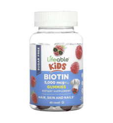 Biotin 5,000mcg Kids Sugar Free - 60 gummies