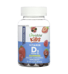 Vitamin D Kids Sugar Free - 60 gummies
