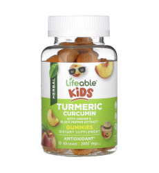 Turmeric Curcumin with Ginger & Black Pepper Extract Kids - 60 gummies