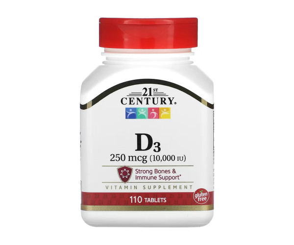 D3 250 mcg (10,000 IU) - 110 tabs