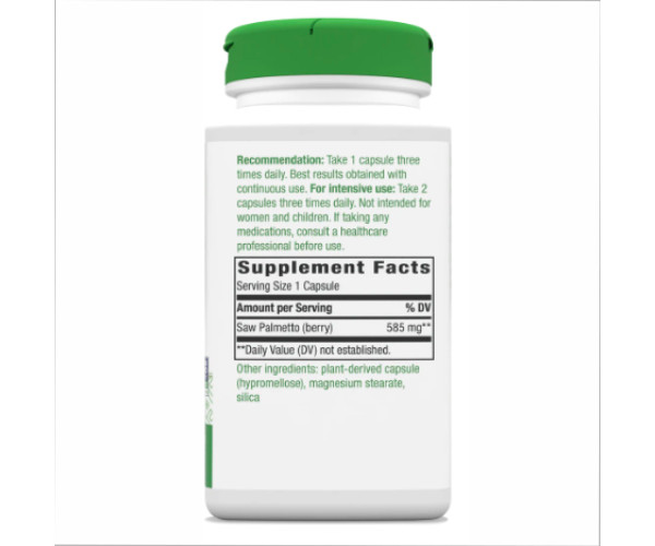 Saw Palmetto Berries - 100 vcaps