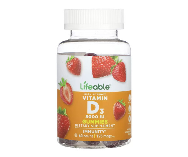 Vitamin D 5,000 IU Adult - 60 gummies