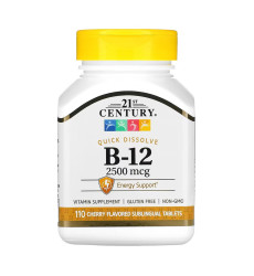 B-12 2500 mcg Sublingual - 110 tabs