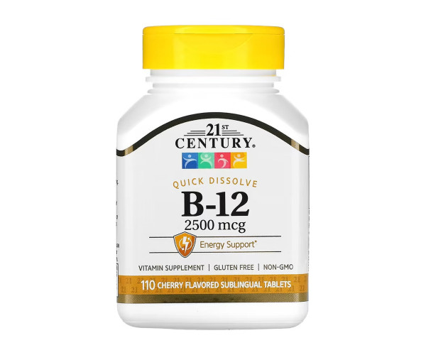 B-12 2500 mcg Sublingual - 110 tabs