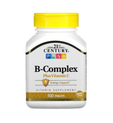 B Complex plus Vitamin C - 100 tabs