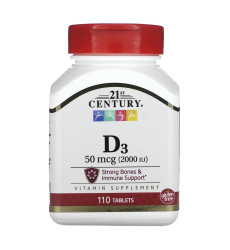 D3 50 mcg (2000 IU) - 110 tabs