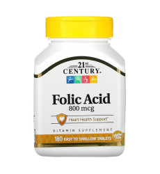 Folic Acid 800 mcg - 180 tabs