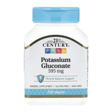 Potassium Gluconate 595 mg - 110 tabs