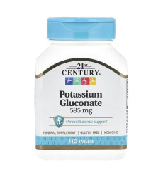 Potassium Gluconate 595 mg - 110 tabs