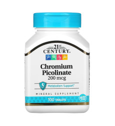 Chromium Picolinate 200 mcg - 100 tabs