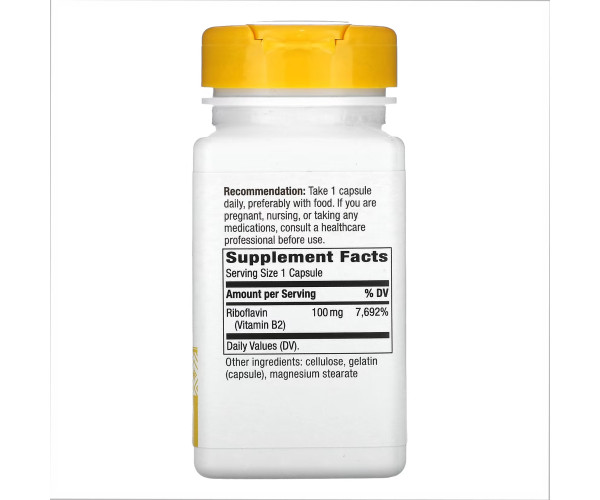 Riboflavin Vitamin B2 - 100 caps