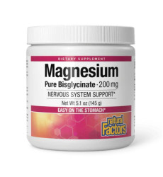 Magnesium Bisglycinate 200mg - 145g Pure (Пошкоджена банка)